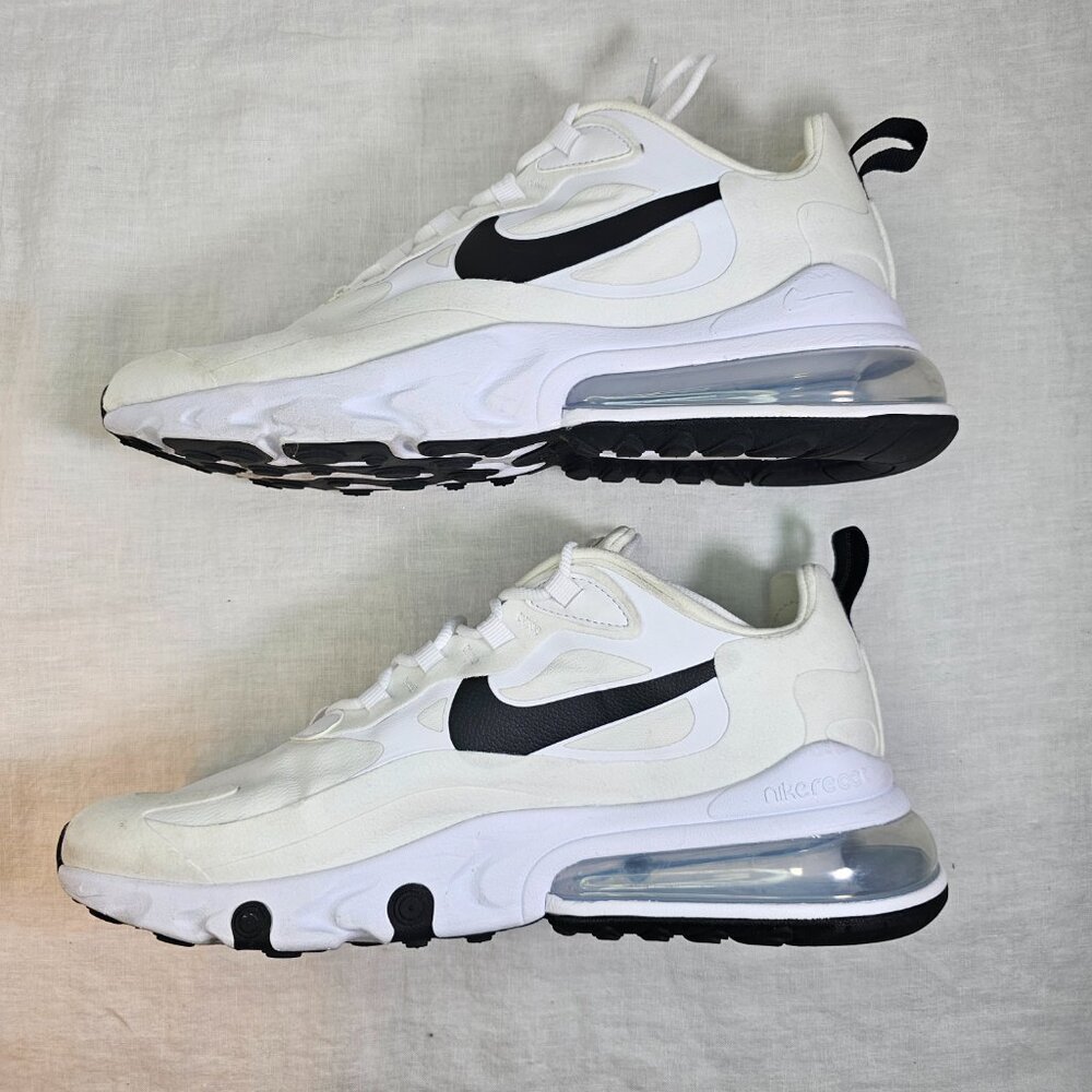 Nike Air Max 270 React Lightweight Sneaker US 10 CI3899-101 - Picture 3 of 10